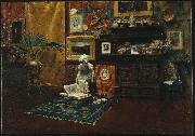 William Merritt Chase Studio Interior oil painting